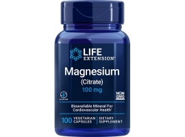 Life Extension Magnesium Citrate 100mg, 100 vege capsules